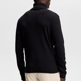 J.Lindeberg Golf Base Layer - Bedford Turtle Neck LS - Black AW26