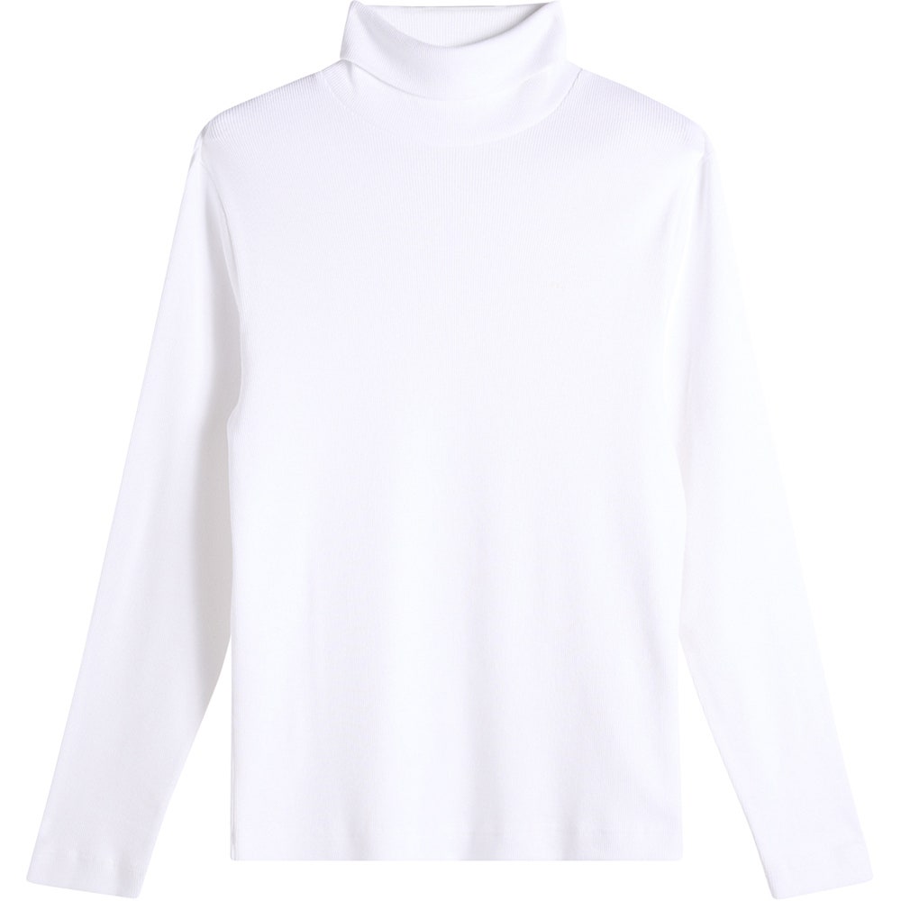 J.Lindeberg Golf Base Layer - Bedford Turtle Neck LS - White AW26