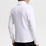 J.Lindeberg Golf Base Layer - Bedford Turtle Neck LS - White AW26