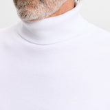 J.Lindeberg Golf Base Layer - Bedford Turtle Neck LS - White AW26