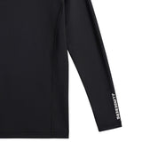 J.Lindeberg Golf Base Layer - Ello Brushed Mock Neck - Black AW26