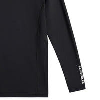 J.Lindeberg Golf Base Layer - Ello Brushed Mock Neck - Black AW26