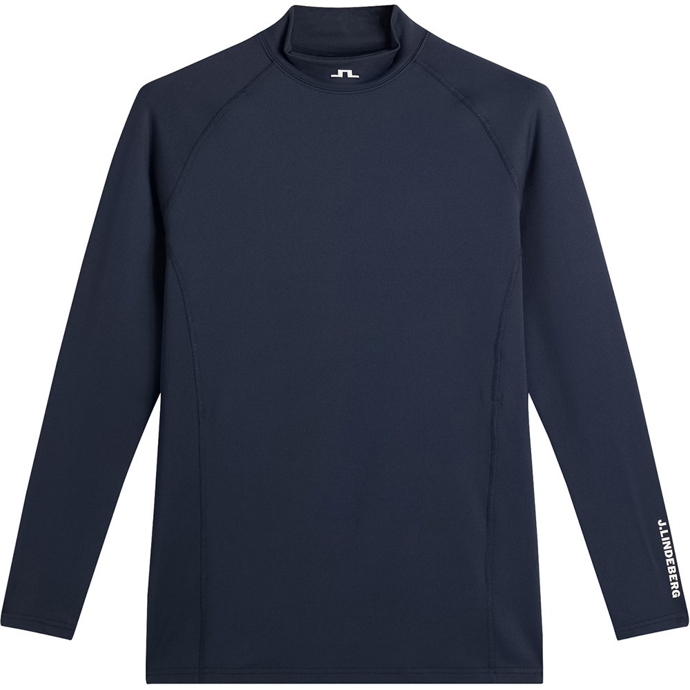 J.Lindeberg Golf Base Layer - Ello Brushed Mock Neck - JL Navy AW26