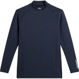 J.Lindeberg Golf Base Layer - Ello Brushed Mock Neck - JL Navy AW26