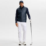 J.Lindeberg Golf Base Layer - Ello Brushed Mock Neck - JL Navy AW26