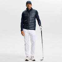 J.Lindeberg Golf Base Layer - Ello Brushed Mock Neck - JL Navy AW26