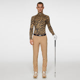 J.Lindeberg Golf Base Layer - Ello Compression Print - Tiger Brown SS25