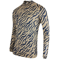 J.Lindeberg Golf Base Layer - Ello Compression Print - Tiger Brown SS25