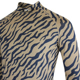 J.Lindeberg Golf Base Layer - Ello Compression Print - Tiger Brown SS25