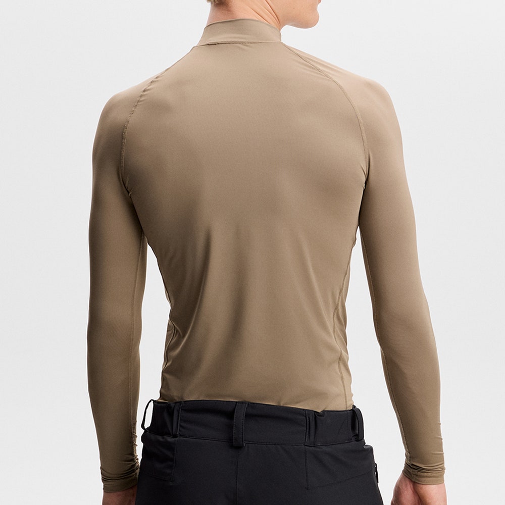 J.Lindeberg Golf Base Layer - Ello Compression Top - Brindle AW26