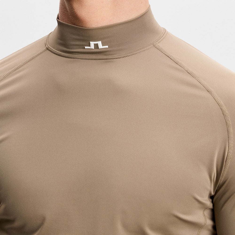 J.Lindeberg Golf Base Layer - Ello Compression Top - Brindle AW26