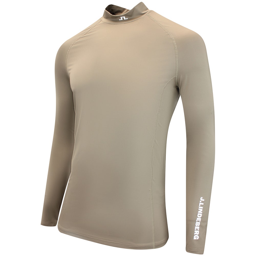 J.Lindeberg Golf Base Layer - Ello Compression Top - Brindle AW26