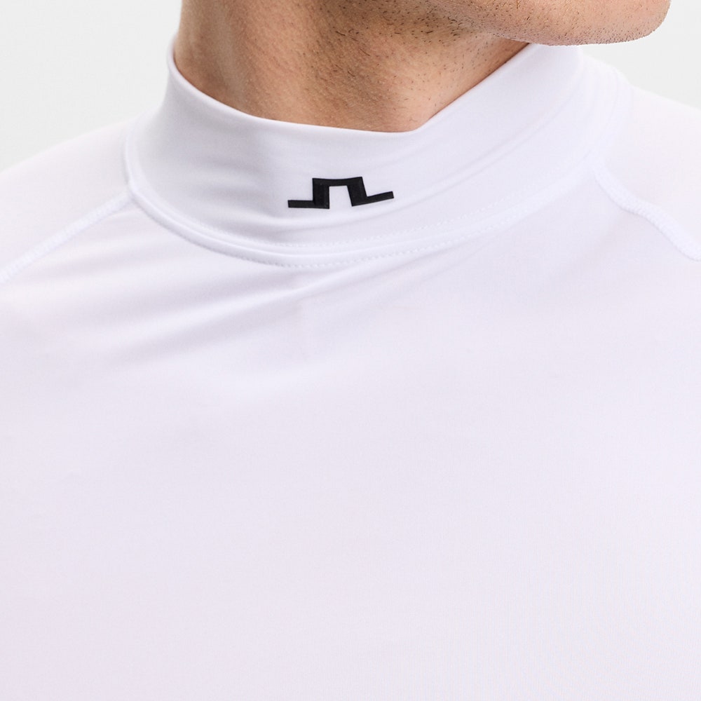 J.Lindeberg Golf Base Layer - Ello Compression Top - White SS26