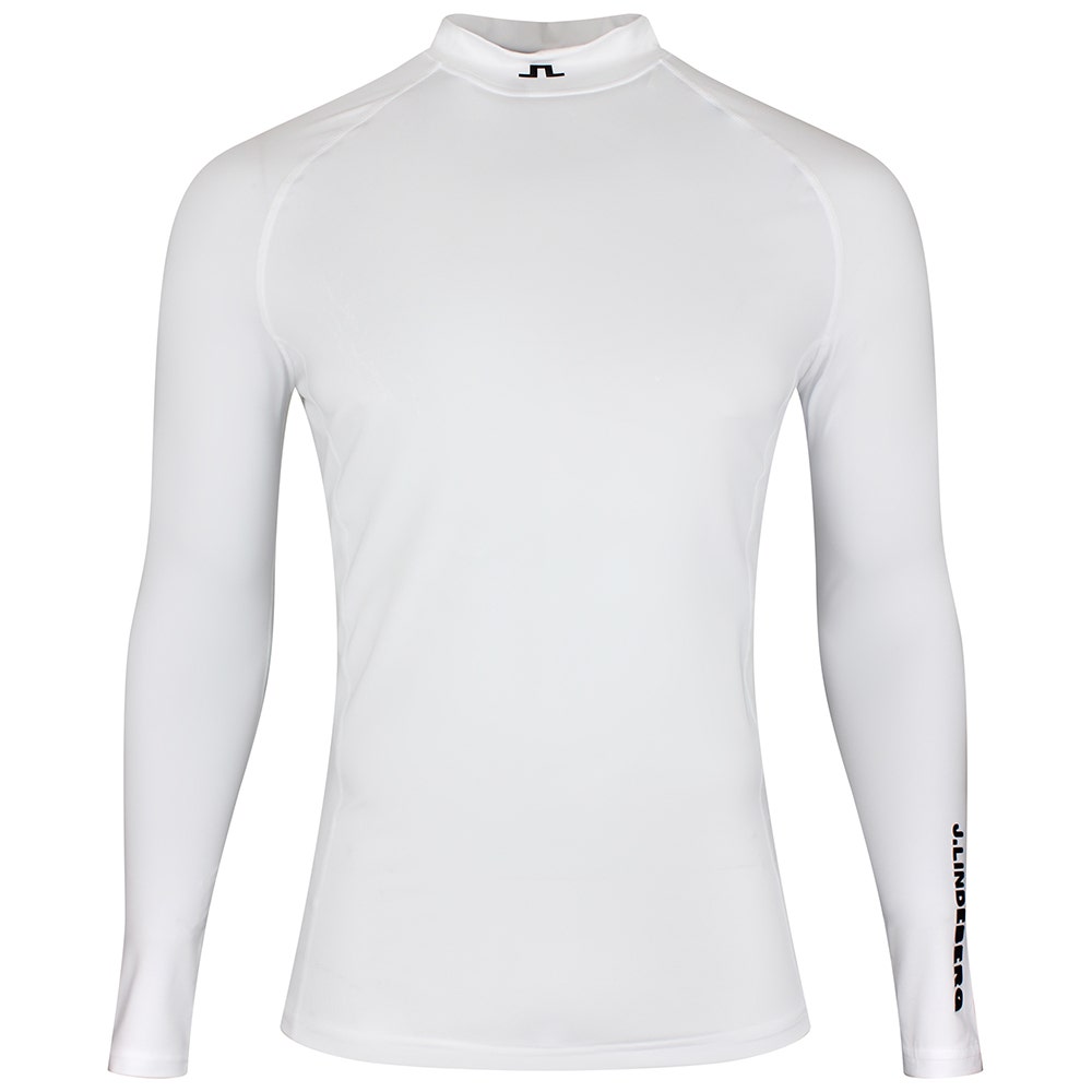 J.Lindeberg Golf Base Layer - Ello Compression Top - White SS26