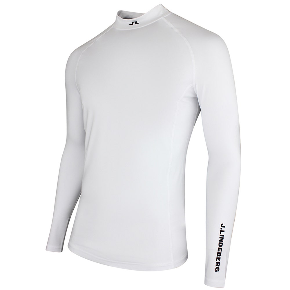 J.Lindeberg Golf Base Layer - Ello Compression Top - White SS26