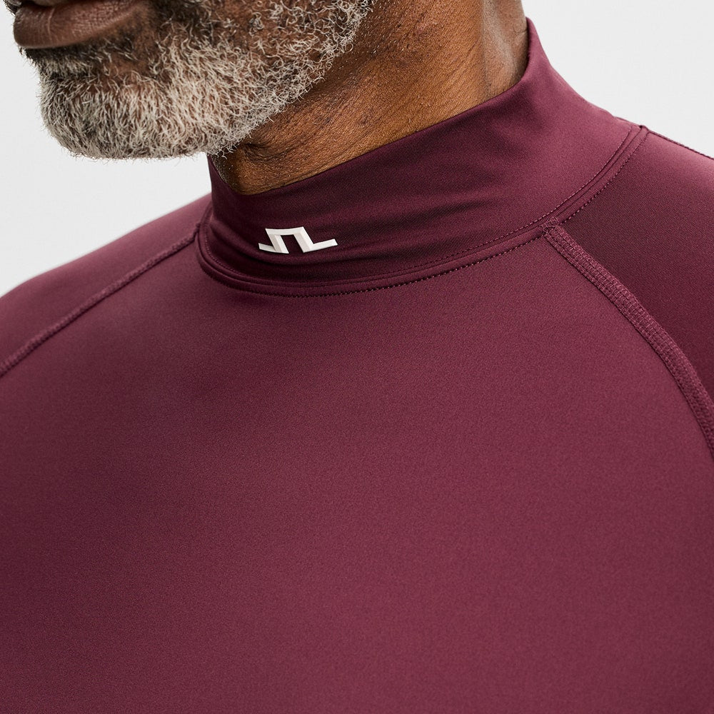 J.Lindeberg Golf Base Layer - Ello Compression Top - Winetasting AW26