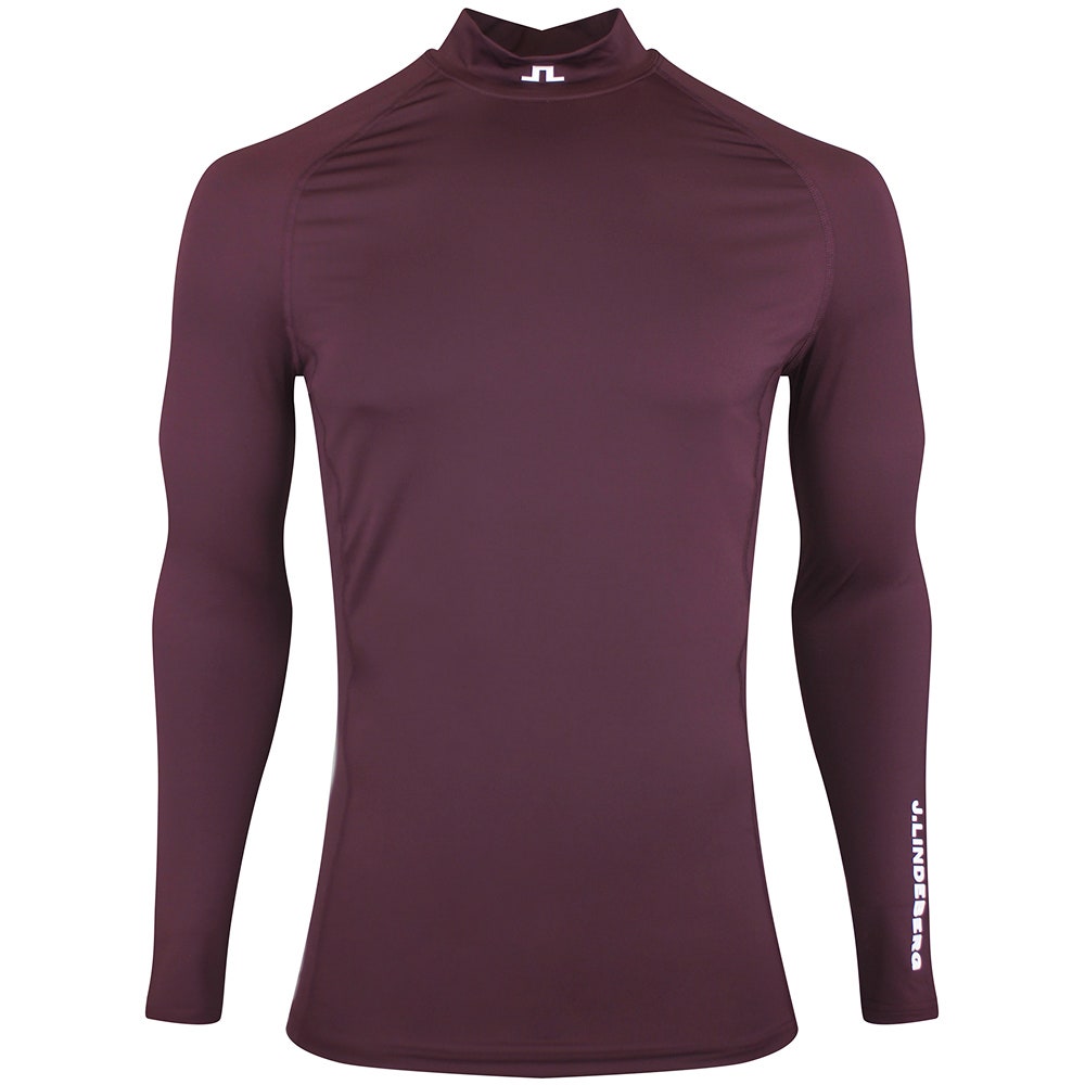 J.Lindeberg Golf Base Layer - Ello Compression Top - Winetasting AW26