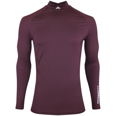 J.Lindeberg Golf Base Layer - Ello Compression Top - Winetasting AW26