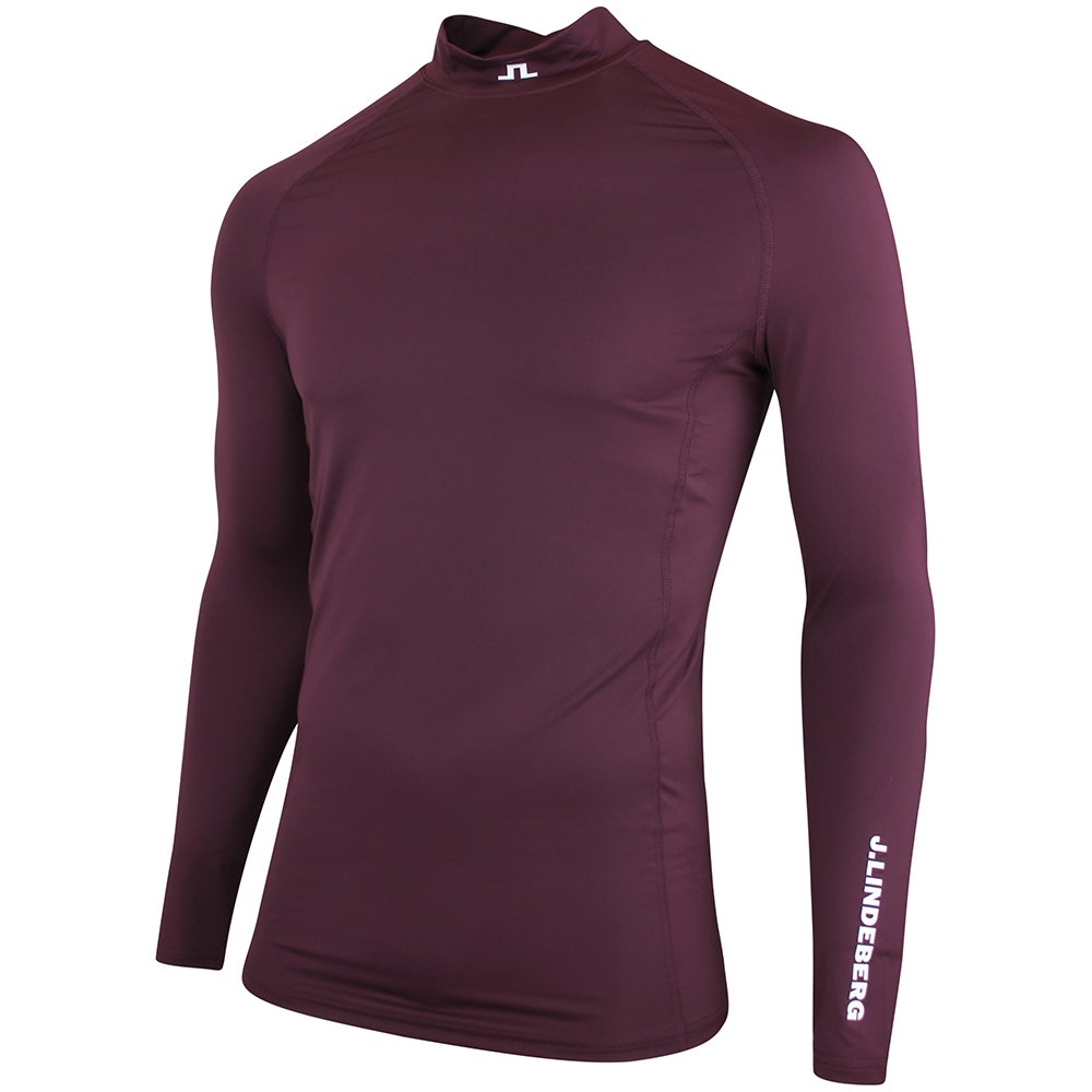 J.Lindeberg Golf Base Layer - Ello Compression Top - Winetasting AW26