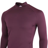 J.Lindeberg Golf Base Layer - Ello Compression Top - Winetasting AW26