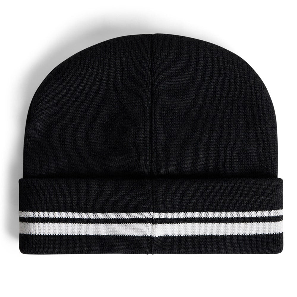 J.Lindeberg Golf Beanie - Barney Stripe - Black PS26