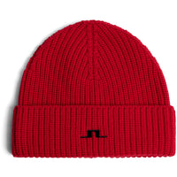 J.Lindeberg Golf Beanie - Joan Merino - Barbados Cherry PS26