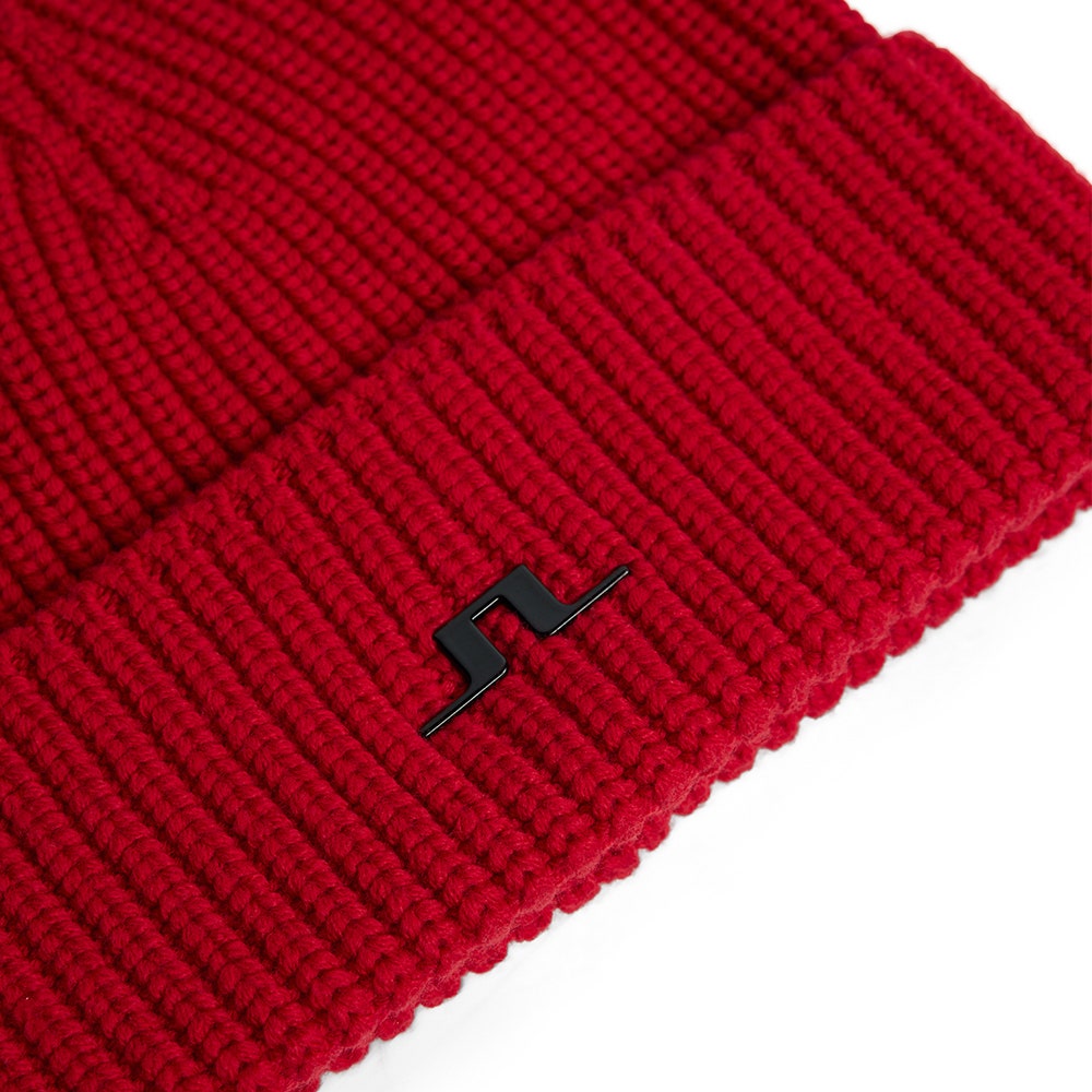 J.Lindeberg Golf Beanie - Joan Merino - Barbados Cherry PS26