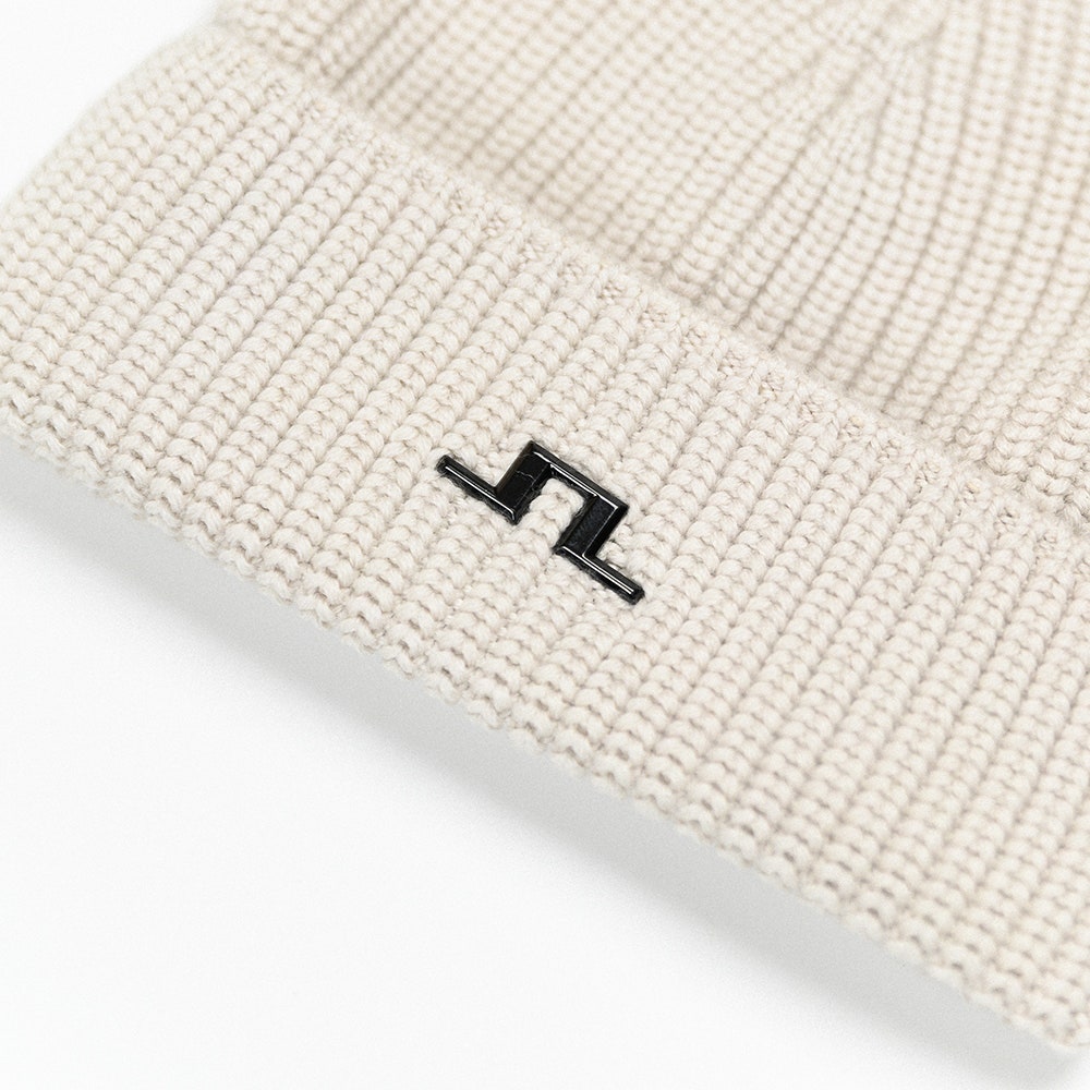 J.Lindeberg Golf Beanie - Joan Merino - Moonbeam PS26