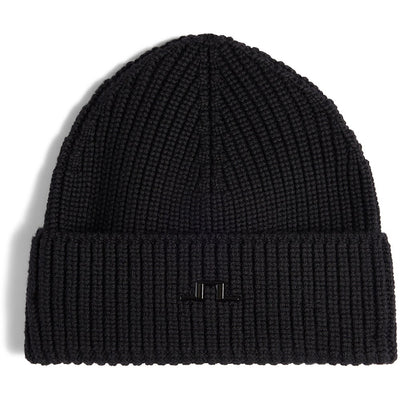 J.Lindeberg Golf Beanie - Merino Knit - Black AW26