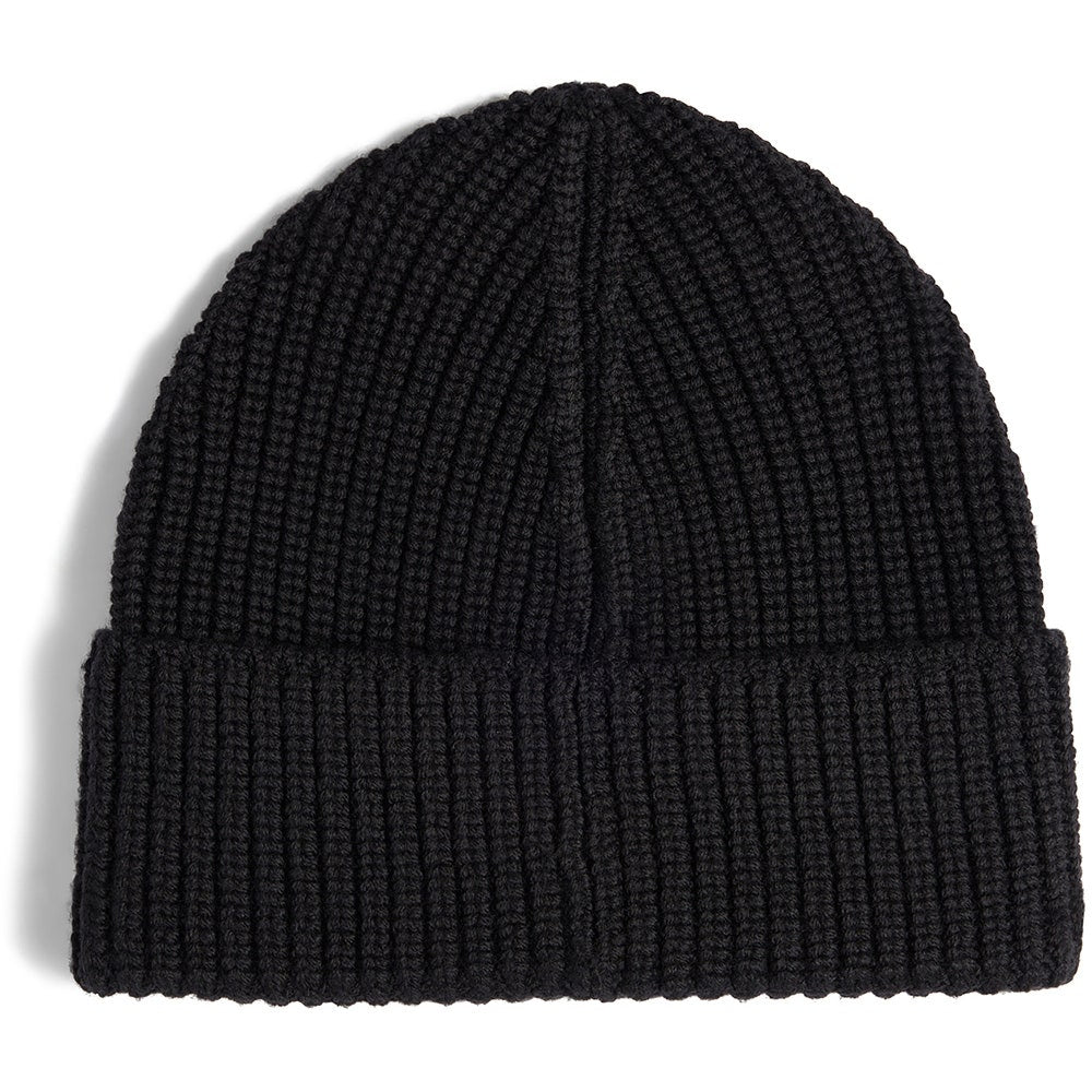 J.Lindeberg Golf Beanie - Merino Knit - Black AW26