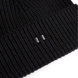J.Lindeberg Golf Beanie - Merino Knit - Black AW26