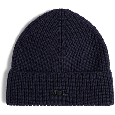 J.Lindeberg Golf Beanie - Merino Knit - JL Navy AW26
