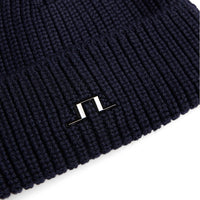J.Lindeberg Golf Beanie - Merino Knit - JL Navy AW26