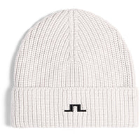 J.Lindeberg Golf Beanie - Merino Knit - Moonbeam AW26