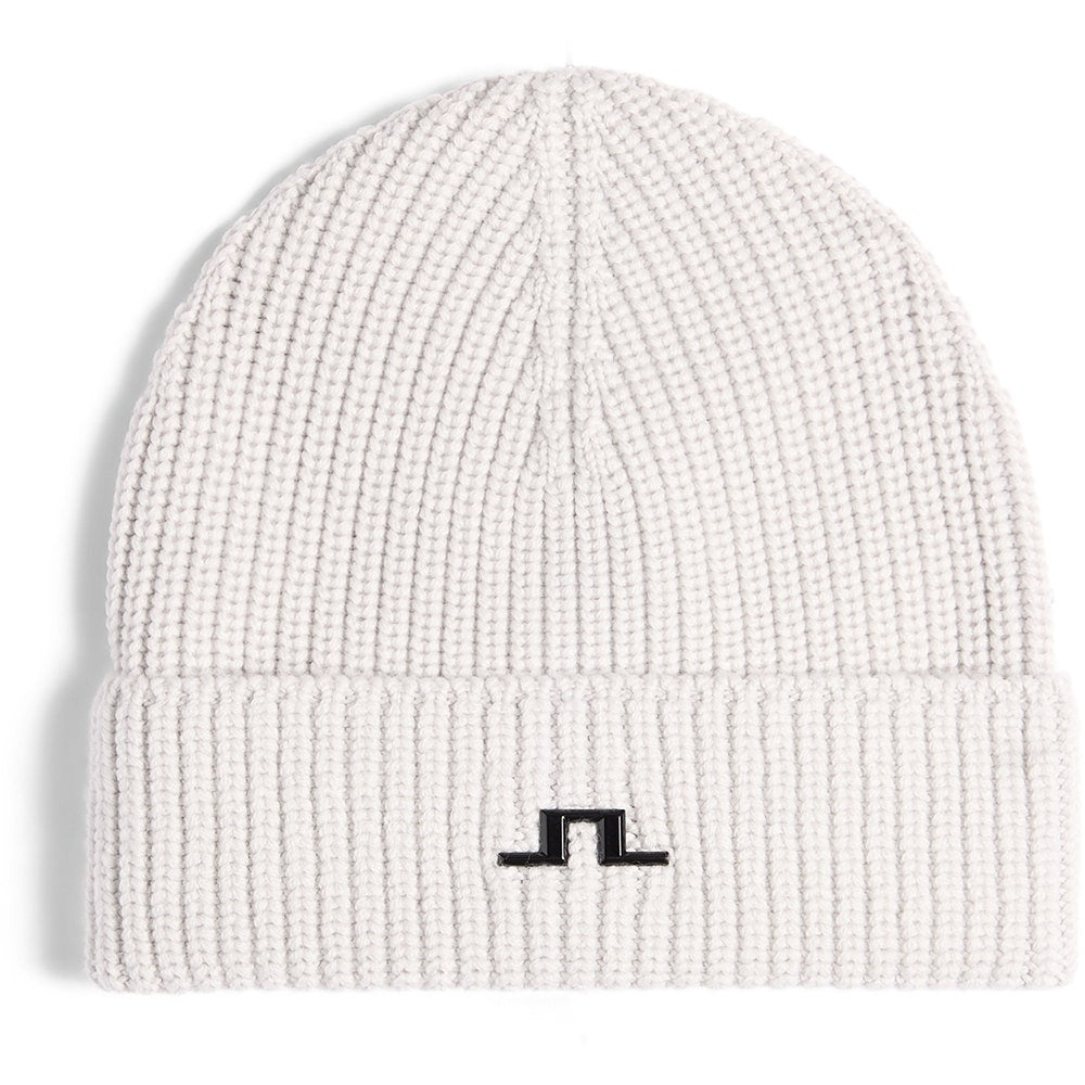 J.Lindeberg Golf Beanie - Merino Knit - Moonbeam AW26