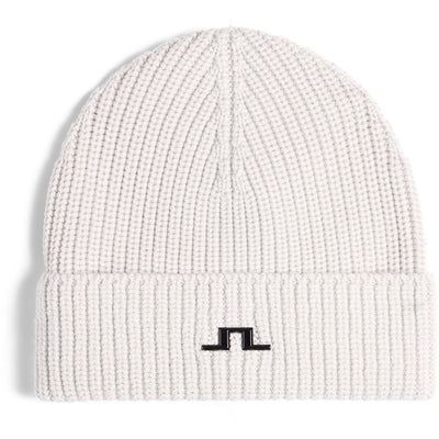 J.Lindeberg Golf Beanie - Merino Knit - Moonbeam AW26