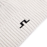 J.Lindeberg Golf Beanie - Merino Knit - Moonbeam AW26