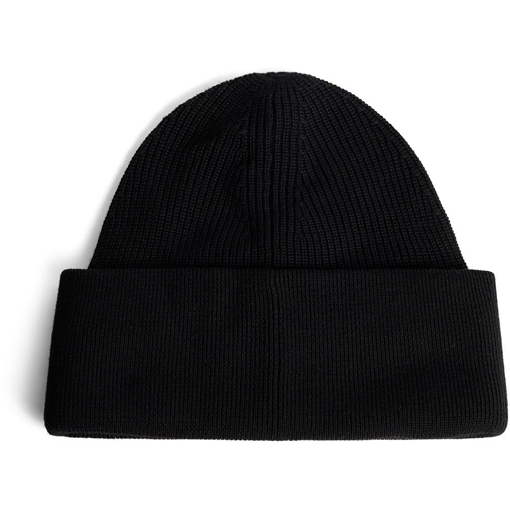 J.Lindeberg Golf Beanie - Solarcore Merino - Black AW25