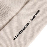 J.Lindeberg Golf Beanie - Solarcore Merino - Moonbeam AW25