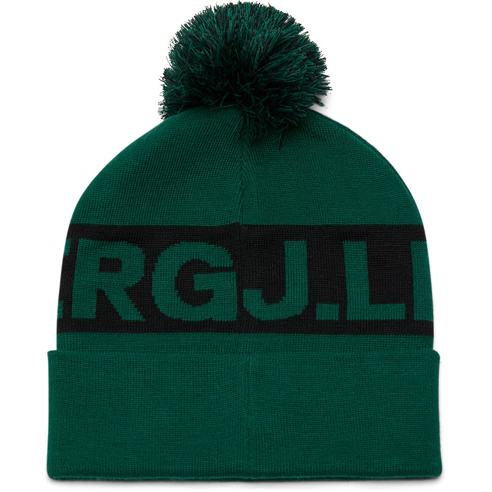 J.Lindeberg Golf Beanie - Tilo Pom - Forest Biome AW26