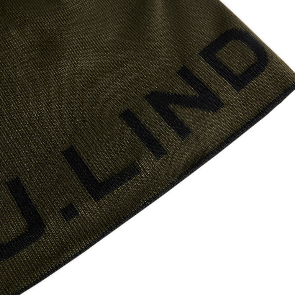 J.Lindeberg Golf Beanie - Zac Reversible - Forest Green AW25