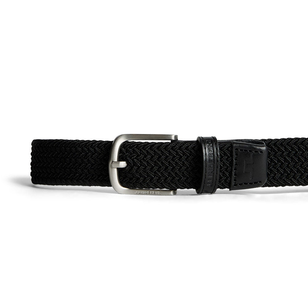 J.Lindeberg Golf Belt - Benny Woven 3cm - Black SS26