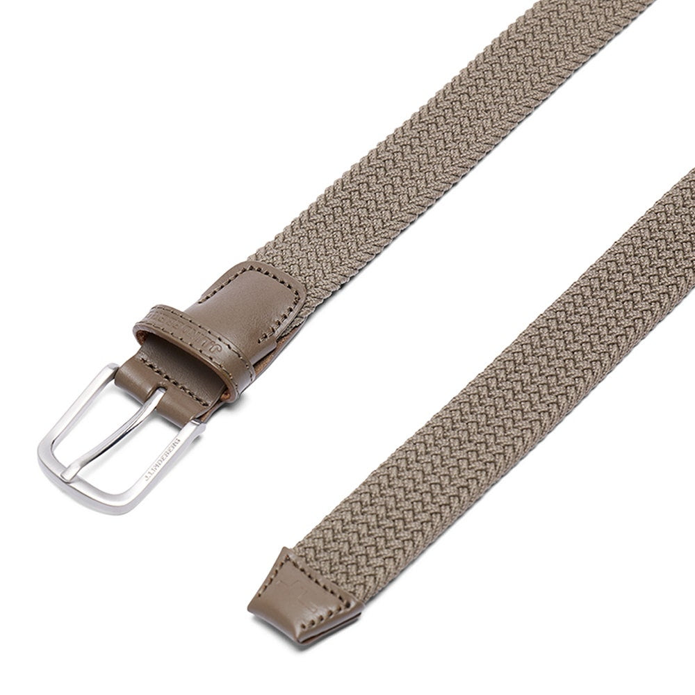J.Lindeberg Golf Belt - Benny Woven 3cm - Brindle SS26