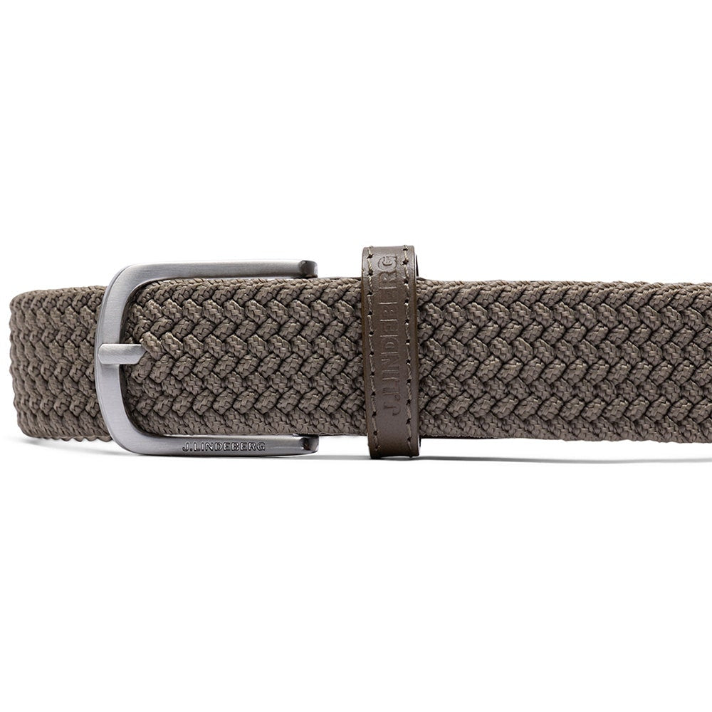 J.Lindeberg Golf Belt - Benny Woven 3cm - Brindle SS26