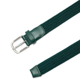 J.Lindeberg Golf Belt - Benny Woven 3cm - Forest Biome AW26