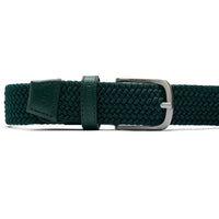 J.Lindeberg Golf Belt - Benny Woven 3cm - Forest Biome AW26