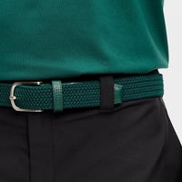J.Lindeberg Golf Belt - Benny Woven 3cm - Forest Biome AW26