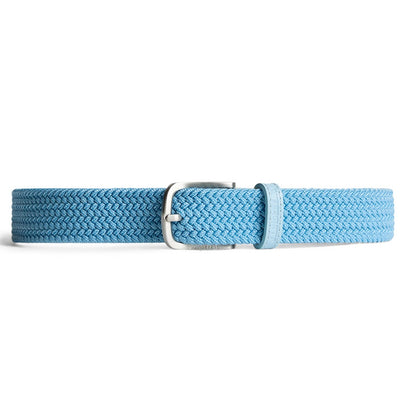 J.Lindeberg Golf Belt - Benny Woven 3cm - Forget-Me-Not SS26