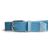 J.Lindeberg Golf Belt - Benny Woven 3cm - Forget-Me-Not SS26
