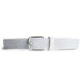 J.Lindeberg Golf Belt - Benny Woven 3cm - White SS26